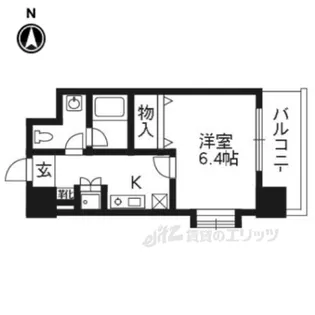 ベラジオ烏丸三条【2階】の間取り