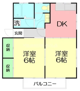 ビラマーサB【1階】の間取り