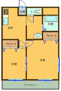 2Kの間取り画像