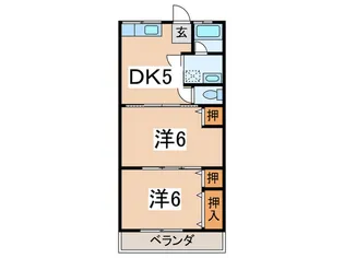 シーサイドコーポ【1階】の間取り