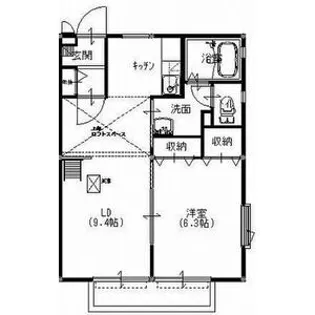 ムーセイオン【2階】の間取り