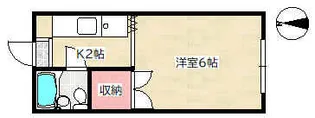 第一沖田ハイツ【3階】の間取り