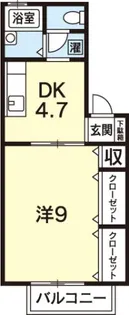 城東ハイネスA【2階】の間取り