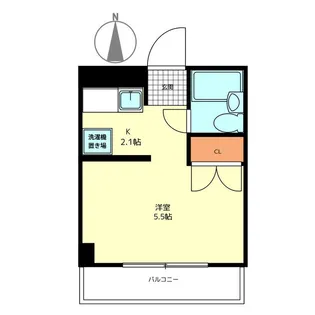 東京都豊島区池袋本町3【アパート】の間取り