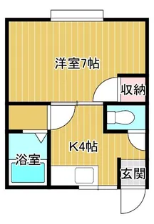 新潟県長岡市長峰町【アパート】の間取り