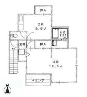 K’Lien(ケーズリアン)【2階】の間取り