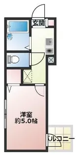 メルディア津田沼【3階】の間取り