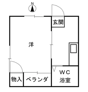 横田ビル【4階】の間取り