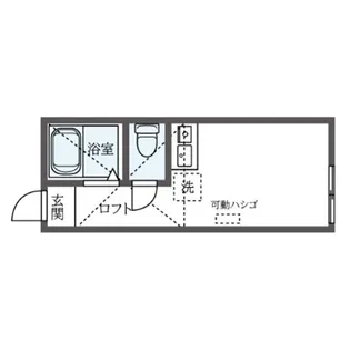 モンパルナス【1階】の間取り