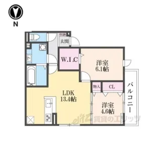 D-RESIDENCE東寺【3階】の間取り