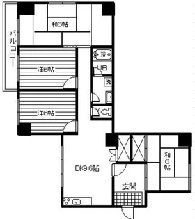 パークシティ諏訪【5階】の間取り
