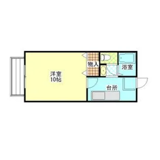 メゾンロイヤルつるた【4階】の間取り