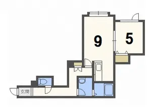 ハピネス.厚別東【2階】の間取り