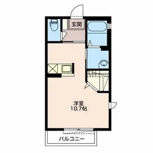 セレーノーA【1階】の間取り