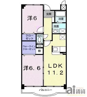 埼玉県所沢市東所沢3【マンション】の間取り