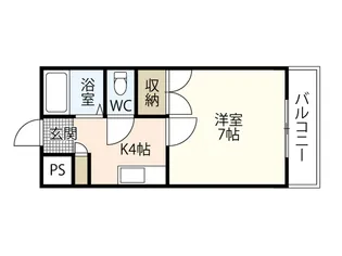 カーサ青崎【3階】の間取り