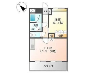 プロスペリティー【2階】の間取り