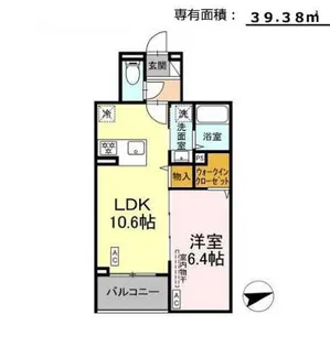 セレスティア祖師谷【3階】の間取り