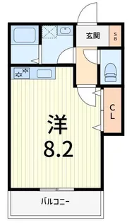MER五番館【3階】の間取り