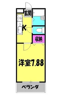 シェルフォード【2階】の間取り