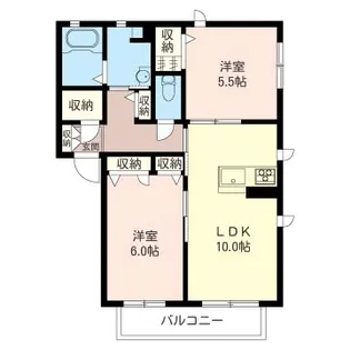 リラフォート湘南【2階】の間取り