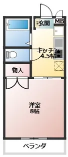 条南エクスポート【3階】の間取り