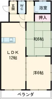 コーポエイト【1階】の間取り