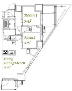 スプランディッド西日暮里【7階】の間取り