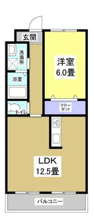 エストメンツ中泉【2階】の間取り