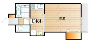 ラフィネ山の田【2階】の間取り