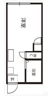 シティハイム谷島【1階】の間取り