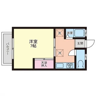 広島県東広島市西条町田口【マンション】の間取り