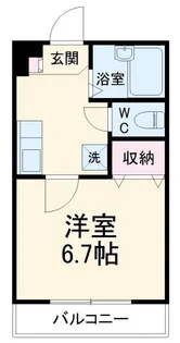 フレアコンフォール日吉B棟【1階】の間取り