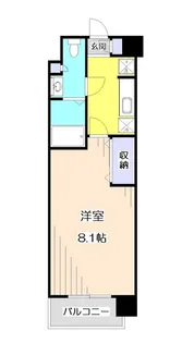 シティコート所沢【3階】の間取り