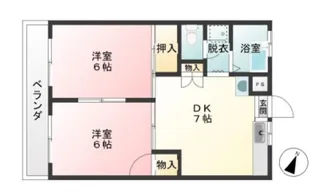 プラムヒル【4階】の間取り