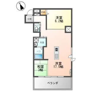 イマイエ・アーバンコネクション【3階】の間取り