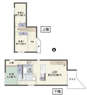 京都府京都市中京区蛸薬師町【マンション】の間取り