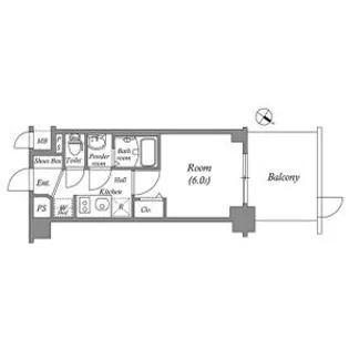 ファステート神戸サルビア【2階】の間取り