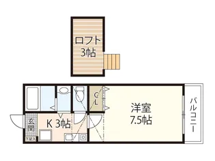 オレンジハウス【2階】の間取り