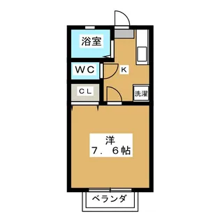 メゾン田原【2階】の間取り