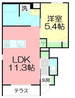 (仮称)桜ヶ丘3丁目メゾン【1階】の間取り