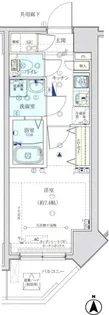 ジェークラウド墨田スカイフロント【4階】の間取り