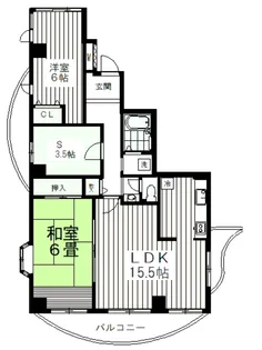 東京都多摩市唐木田1【マンション】の間取り