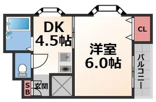 ゴッドフィールドIII【2階】の間取り