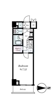 ルーブル板橋区役所前【5階】の間取り