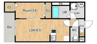ジーメゾン綾瀬寺尾中【3階】の間取り
