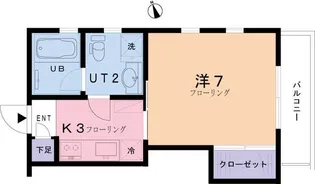 グリシーヌメゾン【2階】の間取り