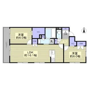 EL CIELO(エル・シエロ)【3階】の間取り