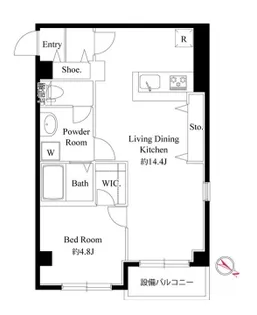 マリエッタ町屋【3階】の間取り