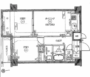 フェニックス板橋【4階】の間取り